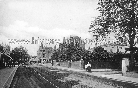 High Road, Leytonstone, London. c.1910